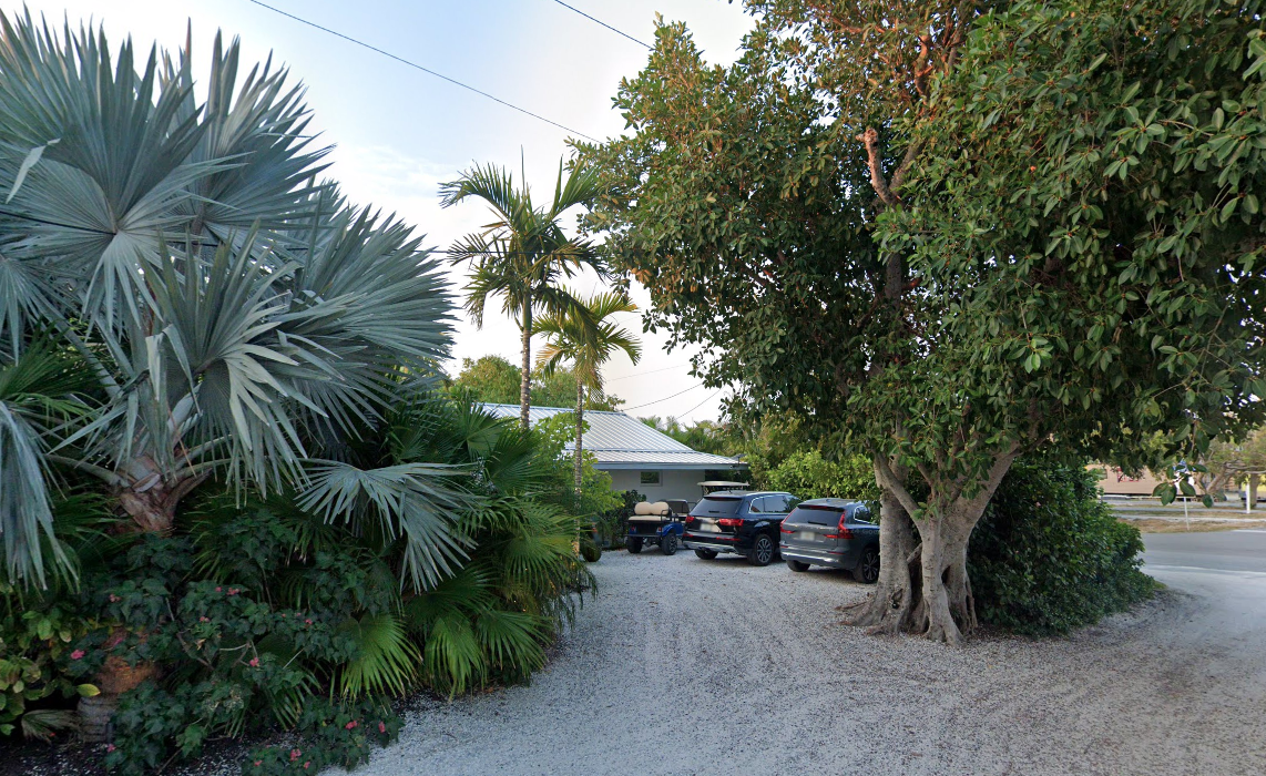 Street view of Tucker Carlson's Boca Grande home.