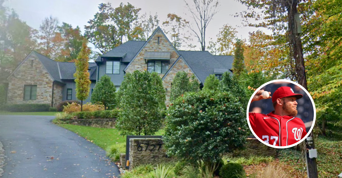 Street view of Steven Strasburg's McLean home he sold.