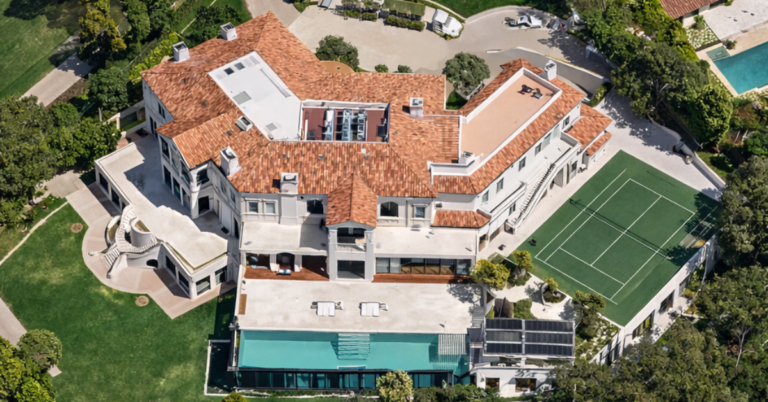 The Weeknd's Bel Air Mansion which he purchased in 2021 for $70 million.
