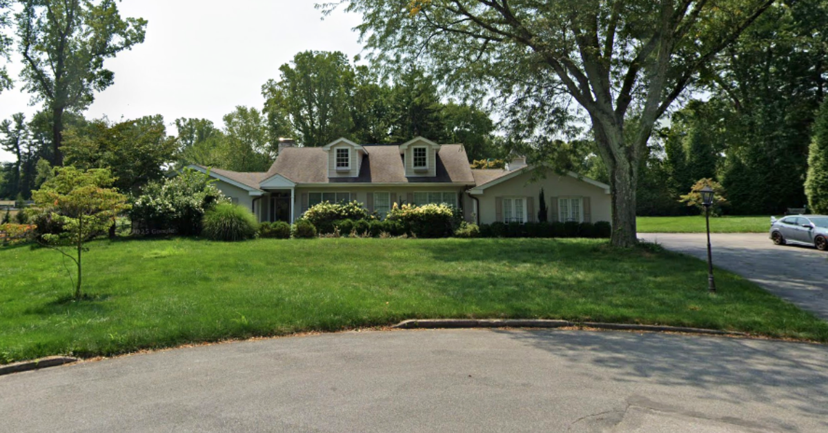 Street view of Jason Kelce's Estate.