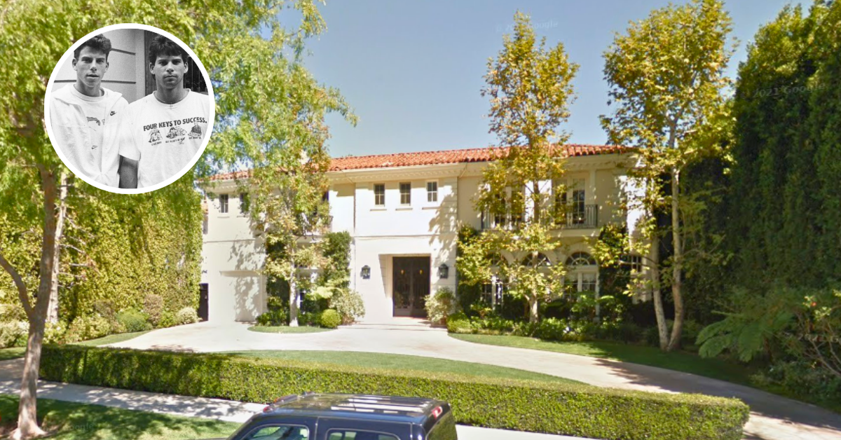 Street view of the Menendez Brother's family mansion.
