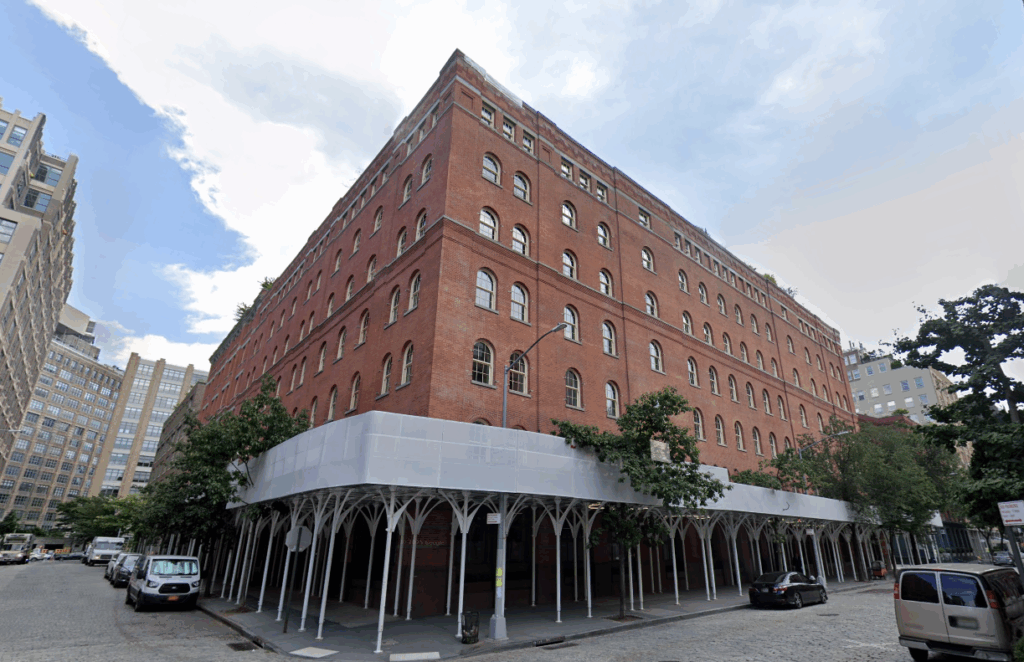 Street view of Ryan Reynolds and Blake Lively's Tribeca apartment.