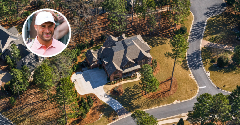 Aerial view of Kirk Cousins' Georgia home.