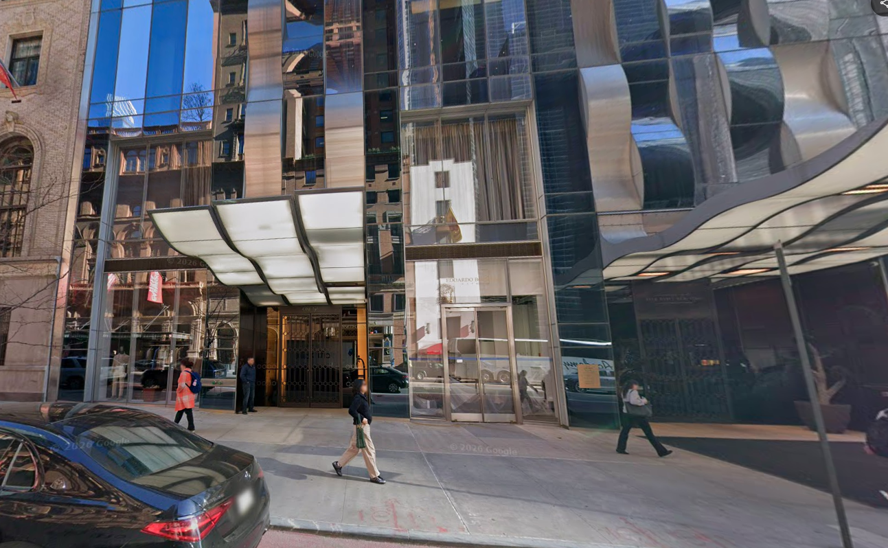 Street view of Robert Herjavec's NYC Penthouse at One57 he sold.
