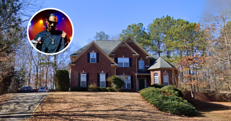 Street view of Snoop Dog's Douglasville home.