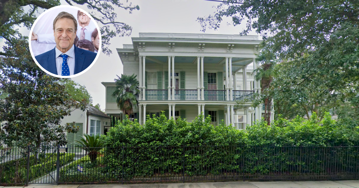 Street view of John Goodman's New Orleans home that sold.
