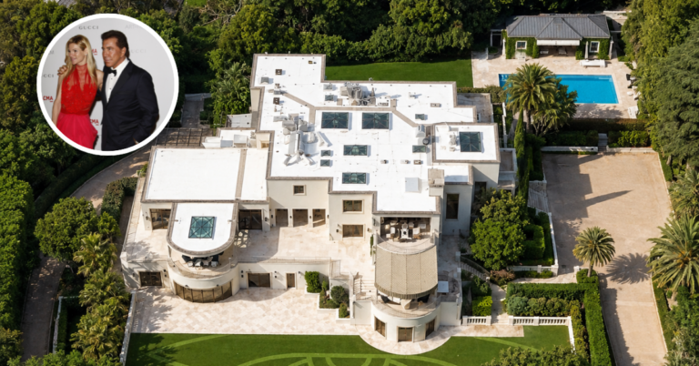 An aerial view of Steve Wynn's Beverly Hills estate