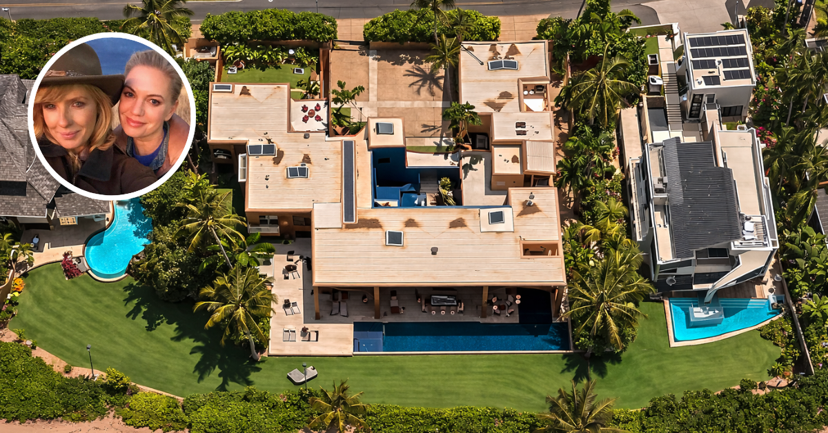 An aerial view of Barret Swatek's Maui estate sold at auction