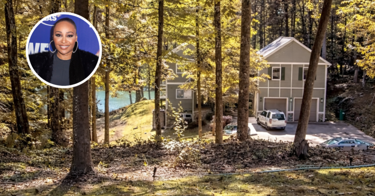 A street view angle of Cynthia Bailey's Georgia home