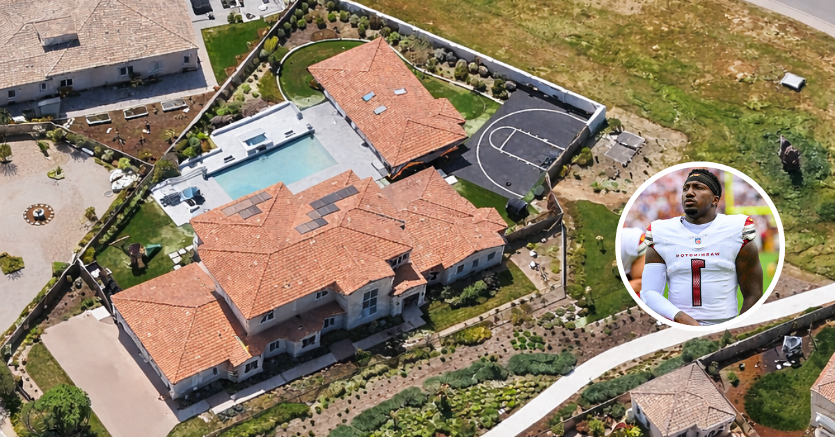 An aerial view of Deebo Samuel's home in Morgan Hill which he sold.