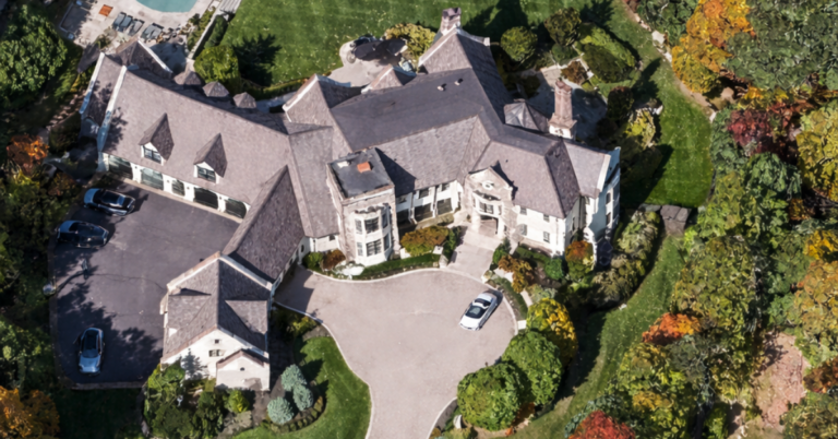 An aerial overview of Teresa Giudice and Luis Ruela's New Jersey Home