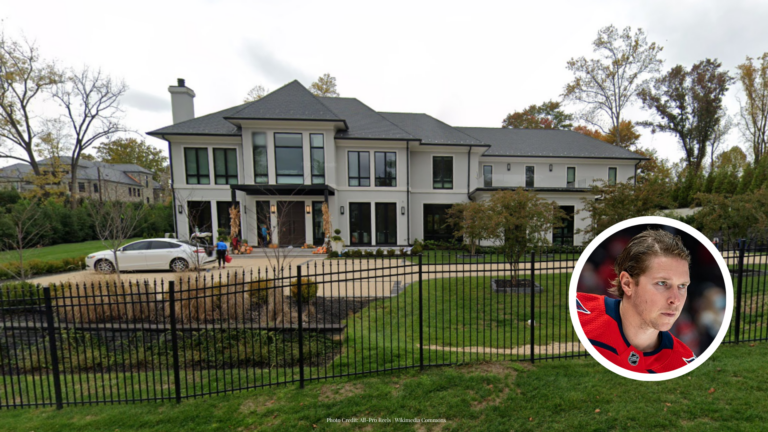 A look of the front of Nicklaus Backstrom's former Viriginia Home
