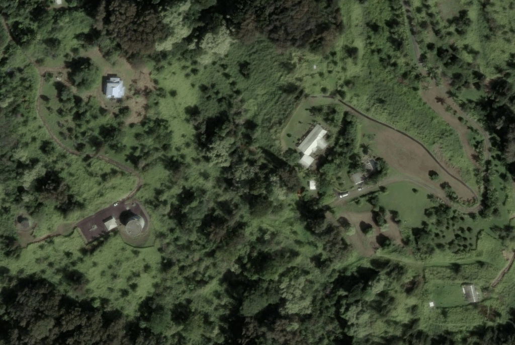 Aerial view of Roseanne Barr's Hawaii ranch she sold.