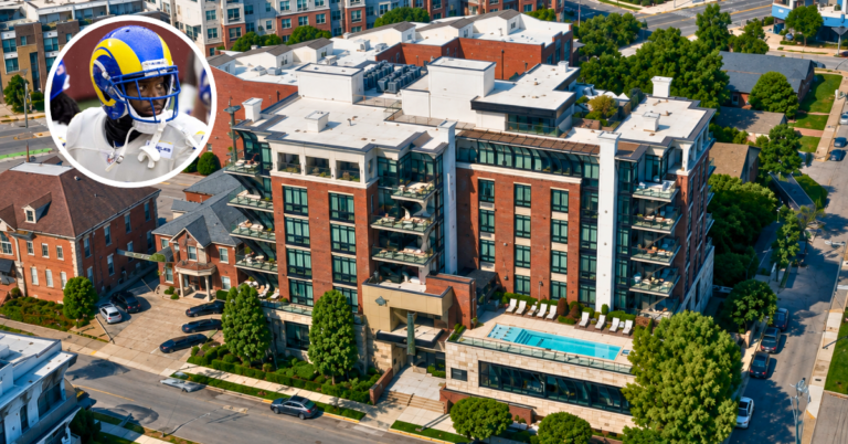 Aerial view of Jalen Ramsey's Nashville condo he sold.