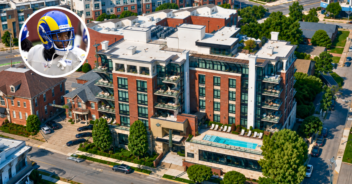 Aerial view of Jalen Ramsey's Nashville condo he sold.