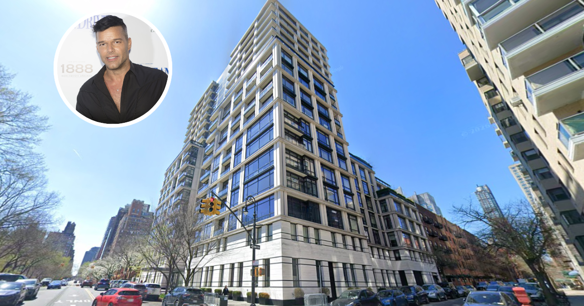 Street view of Ricky Martin's New York apartment he sold.