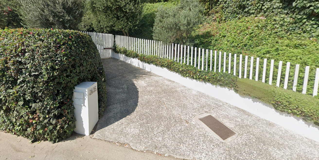 Street view of ZEDD's first home in Los Angeles, in the Outpost Estates neighborhood.