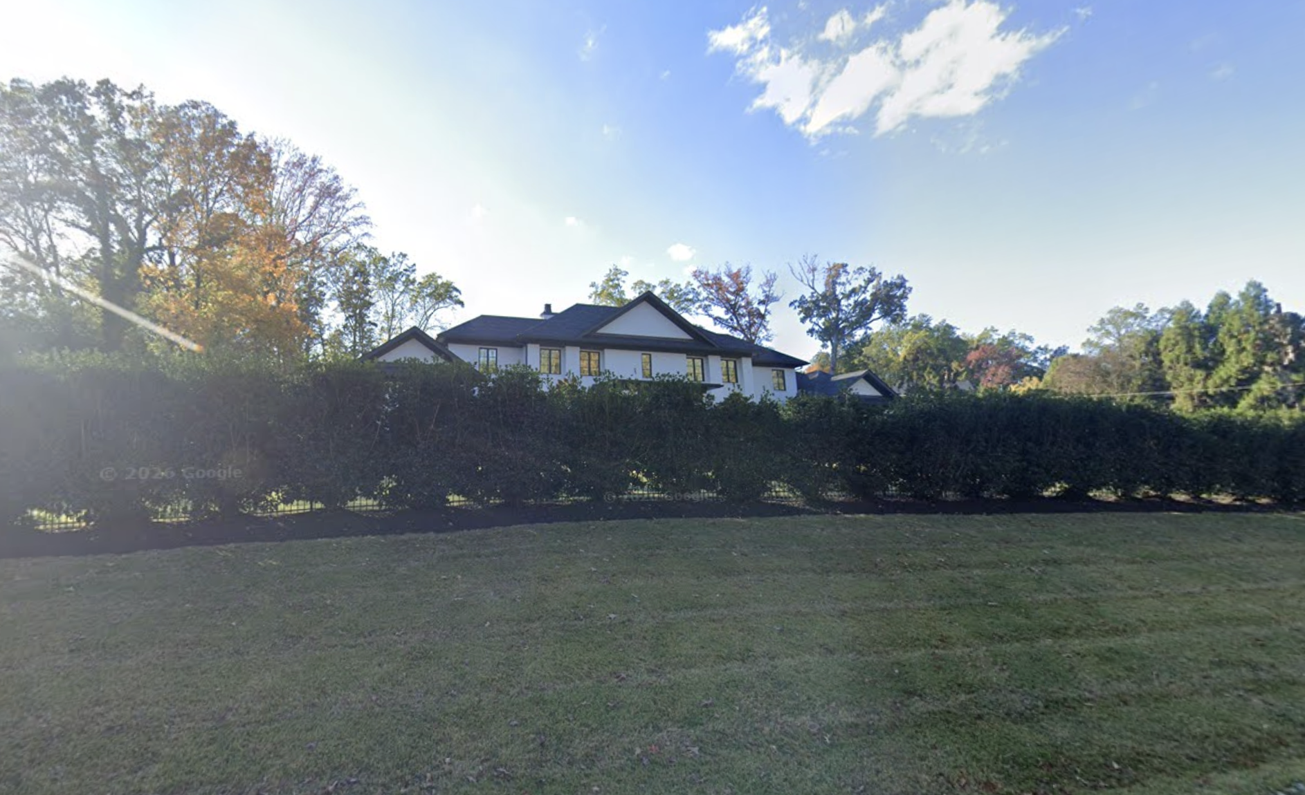 Street view of Shaq Thompson's Charlotte he sold for $9 million.