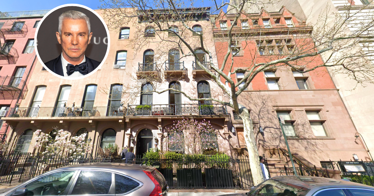 Street view of Baz Luhrmann's New York townhouse.