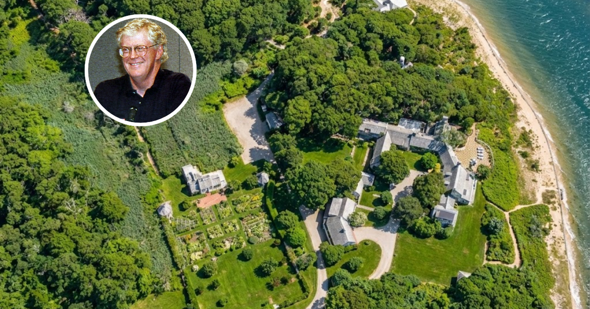 Aerial view of Bill Koch's Cape Cod home