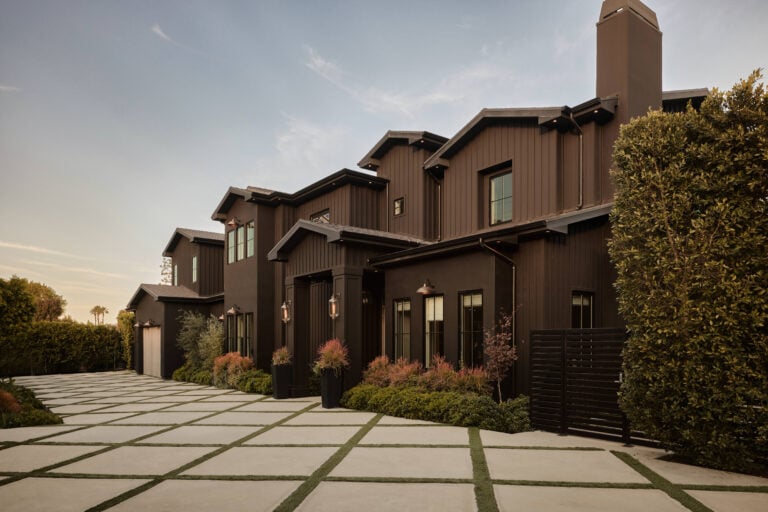 The front exterior of Blackbear's Los Angeles Home.