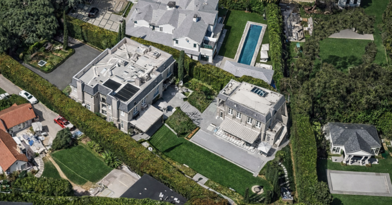 Aerial view of Tyler Ellis' Brentwood Park Home.