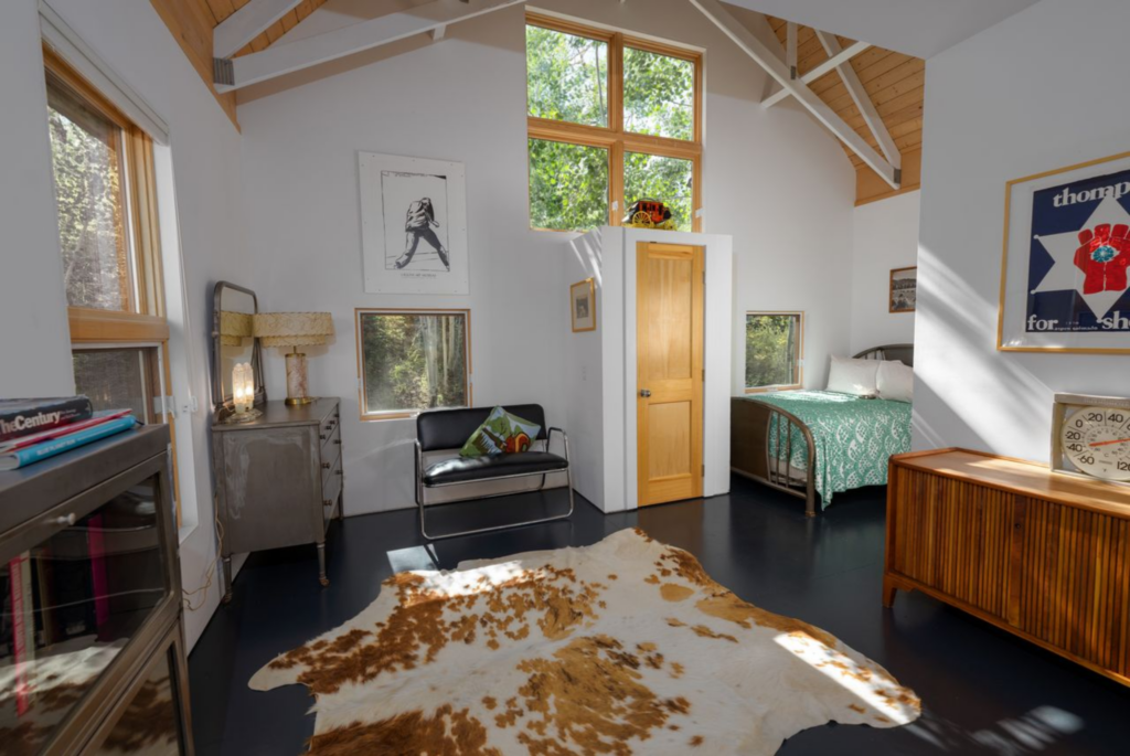 The bedroom in the main house
