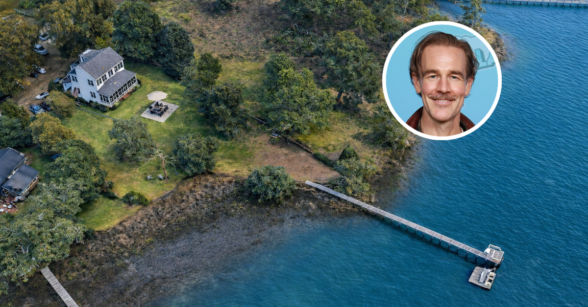 Aerial view of Dawson's Creek House in North Carolina.