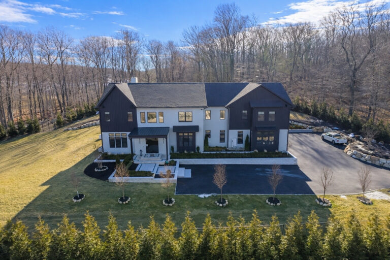 Front exterior of Sauce Gardner's New Jersey home.