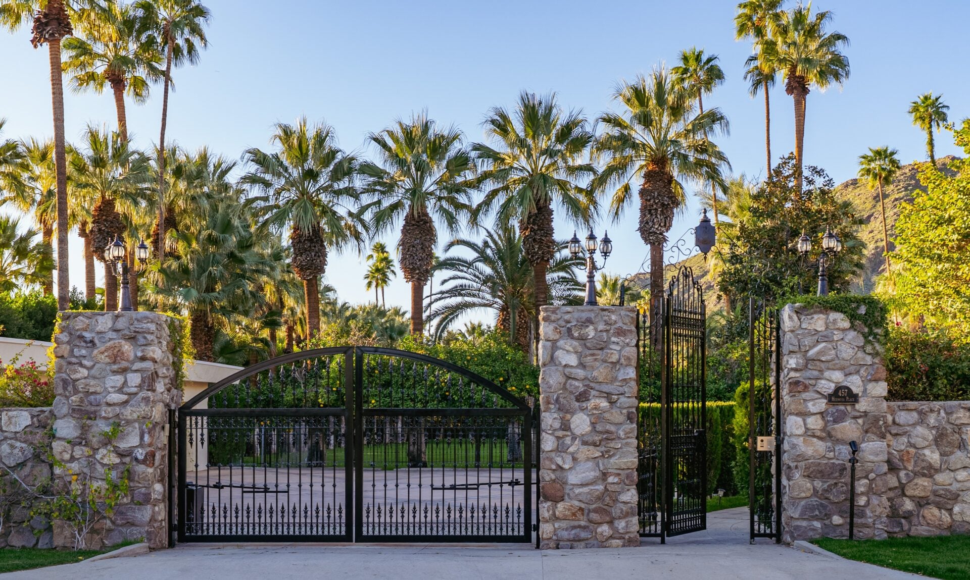 Handcrafted stone walls 