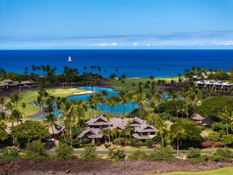 Aerial view of Lisa Marie Presley's former Hawaii estate