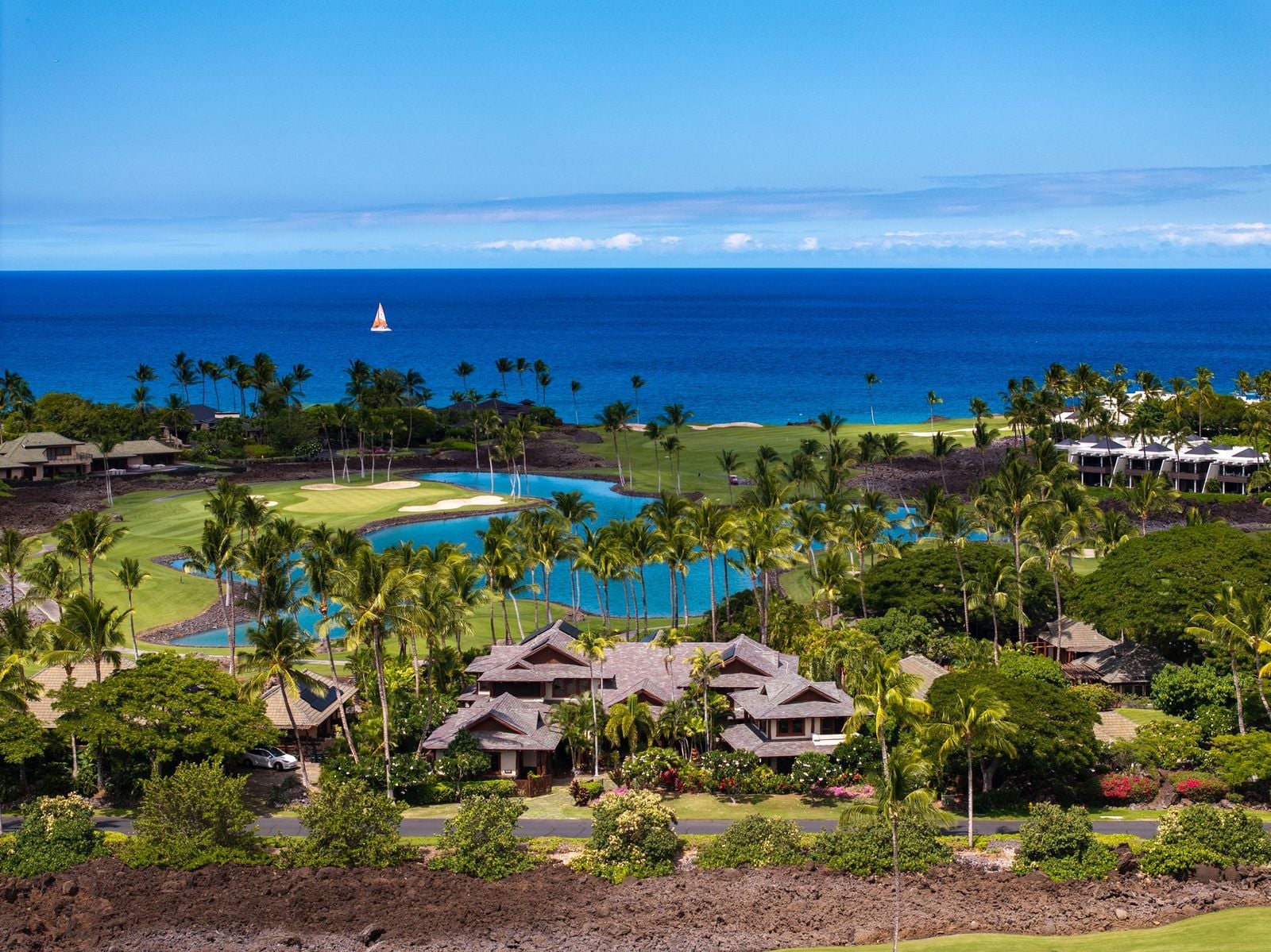 Aerial view of Lisa Marie Presley's former Hawaii estate