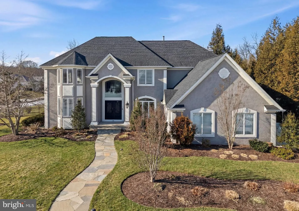 Front exterior of Fletcher Cox's New Jersey Home.