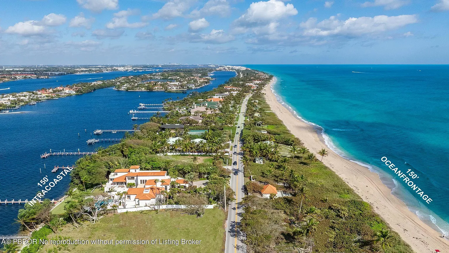 Aerial view of Sean Hannity's Florida mansion.