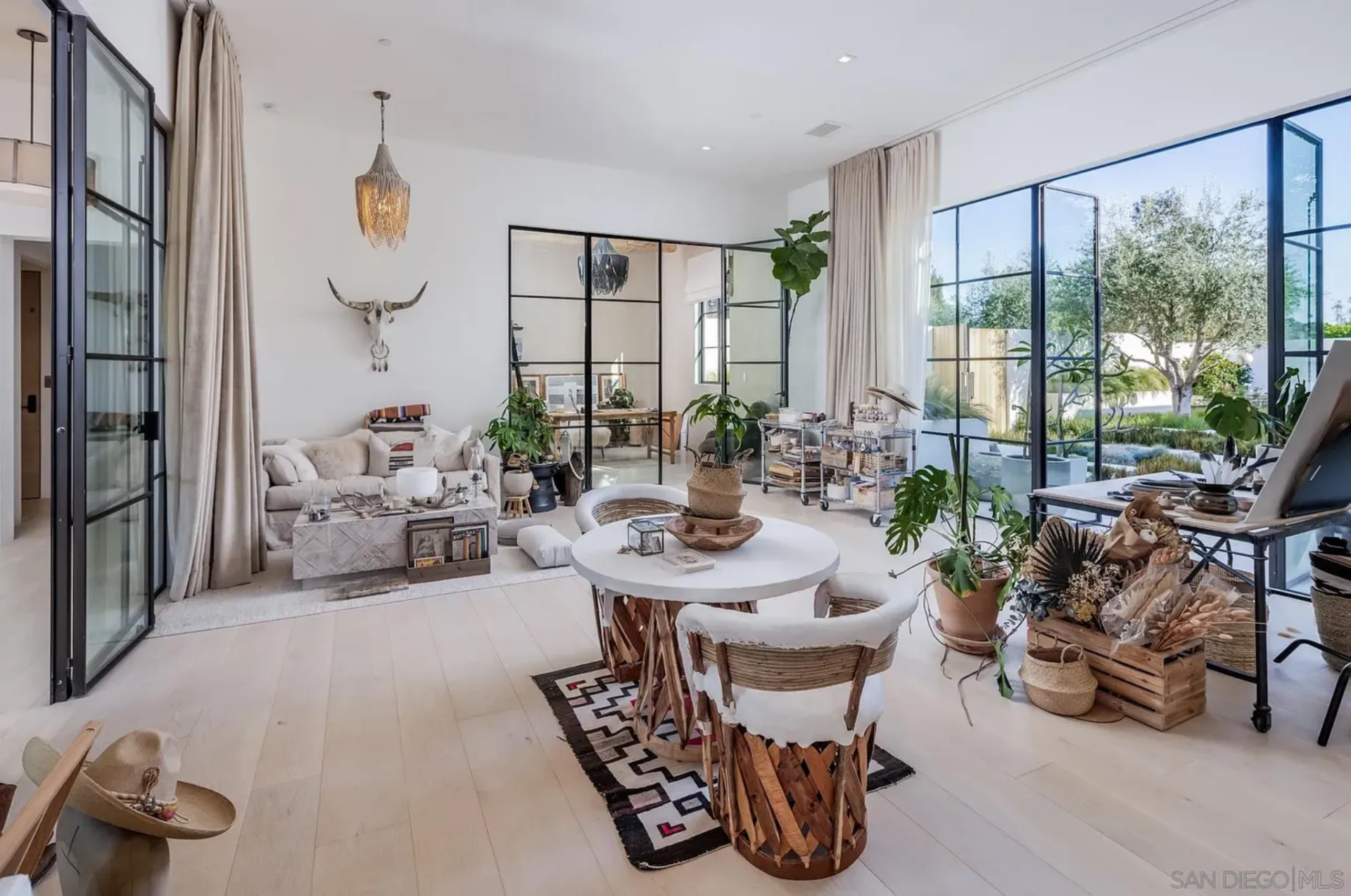 Ryane Shields’ photography studio has a much softer feel, trading the high-performance energy of the gym for a bright, creative workspace with room to shift between planning, styling, and shooting. 