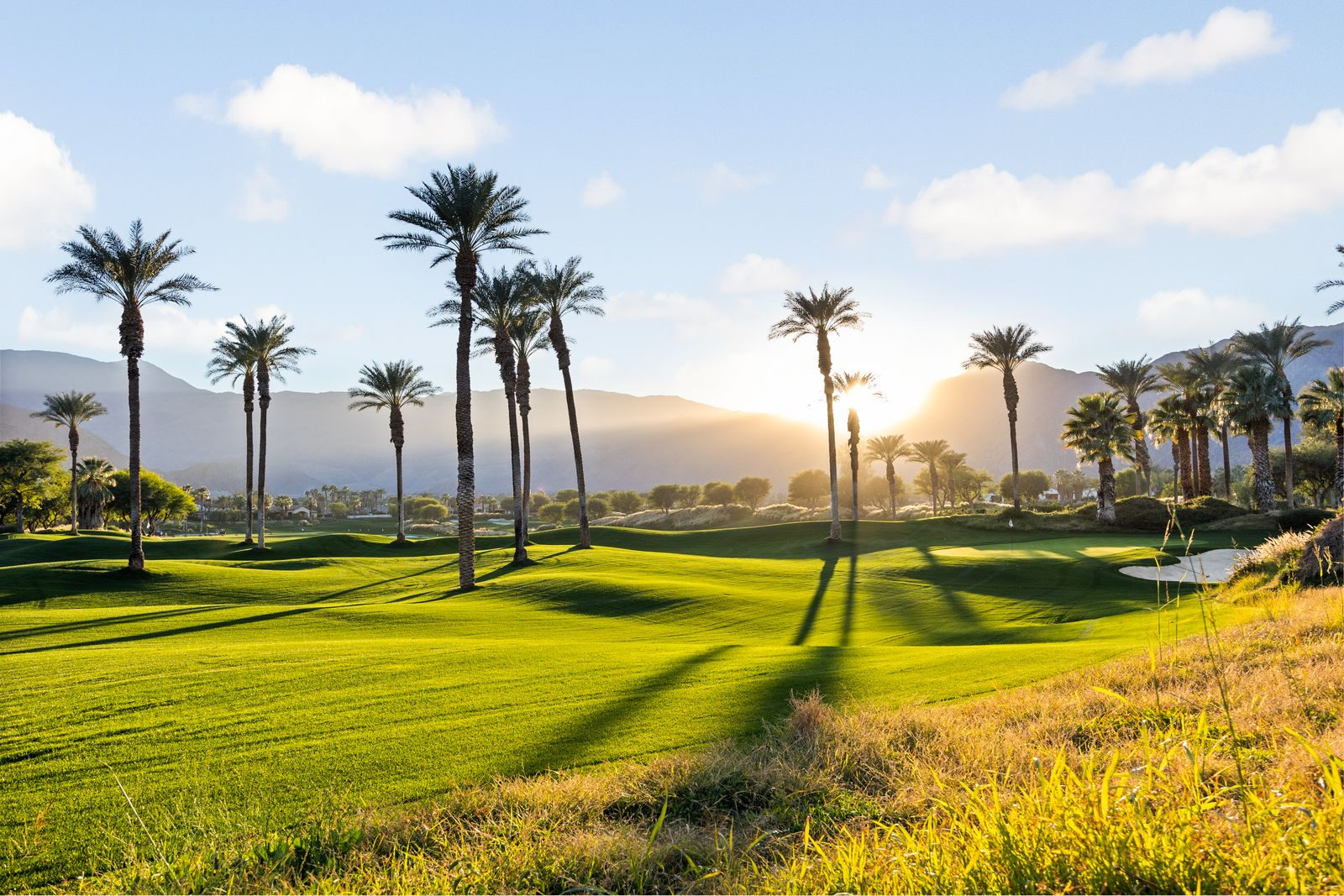Beyond the patio, beautifully maintained fairways stretch towards the horizon, offering some of the most breathtaking golf course views in the area.