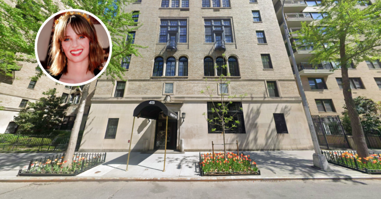 Street view of Maya Hawke's New York apartment building.