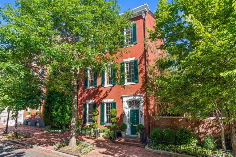Jackie and John F. Kennedy’s Former Washington D.C. Townhouse.