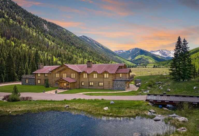 Bill Koch's Aspen estate main house.