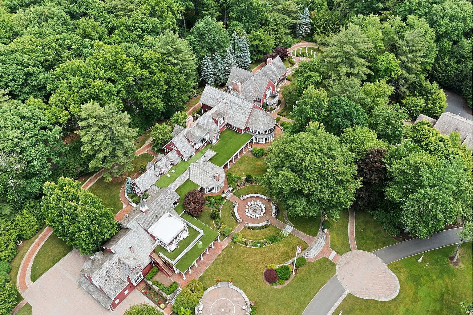 Aerial view of Juggler Meadow.