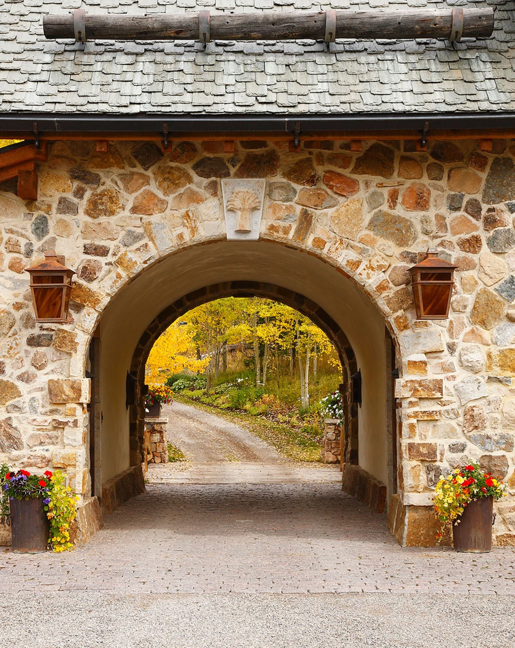 Driveway entrance to Knapp Ranch.