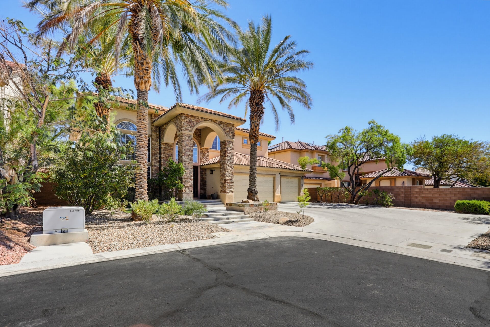 Street view of Randy Couture's Las Vegas home.