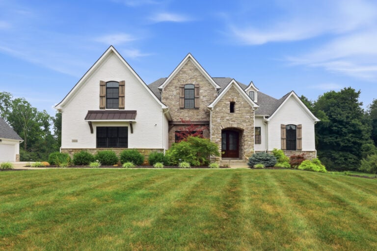 Front exterior of Myles Garrett's Ohio Home.