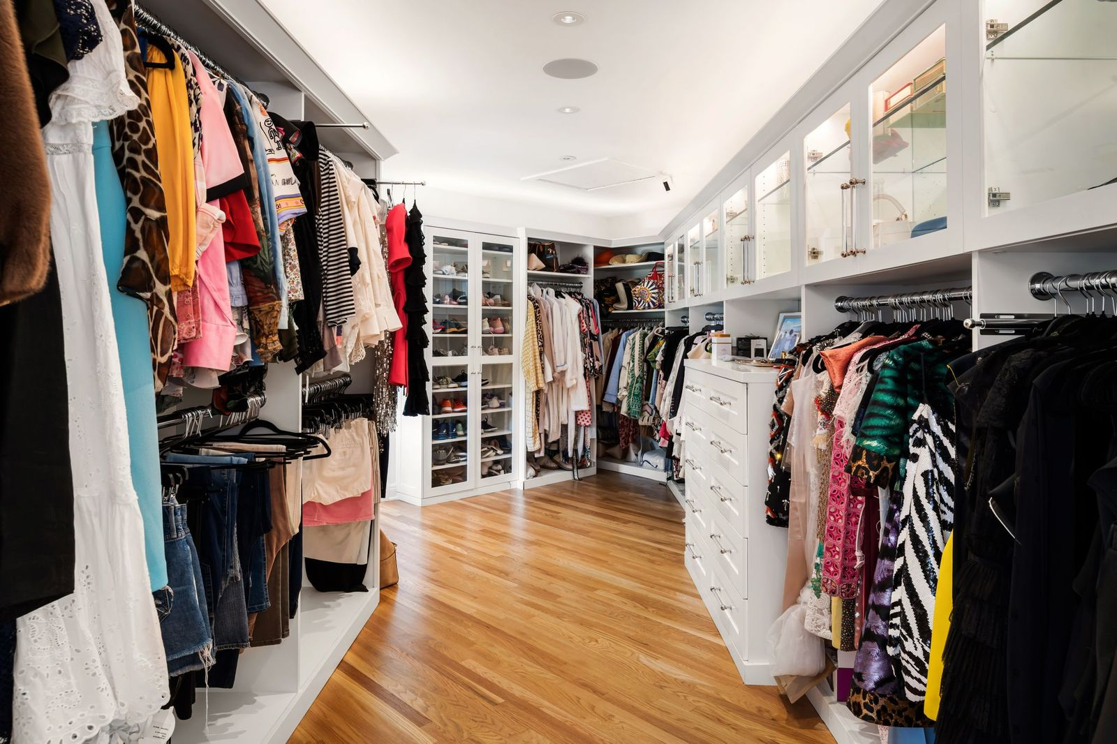 Large walk-in closet.