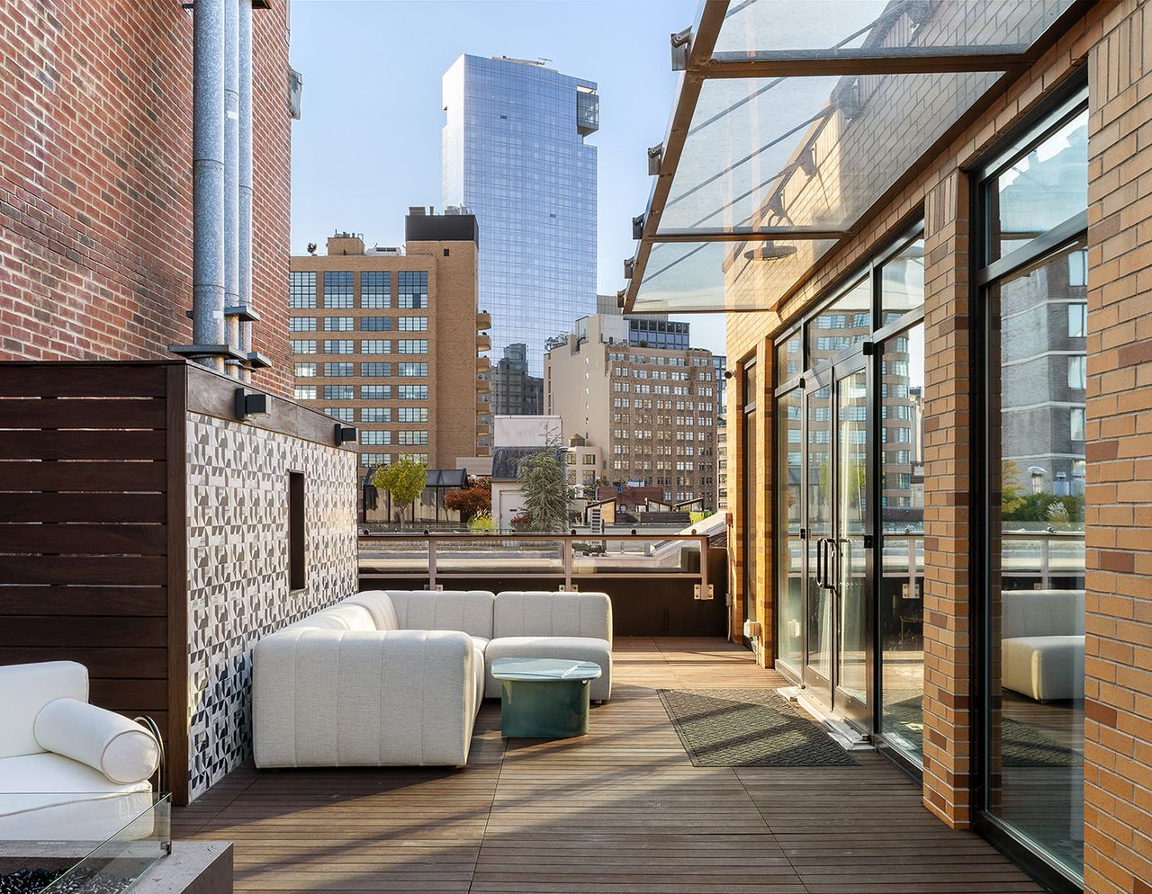 Rooftop lounge in SoHo.