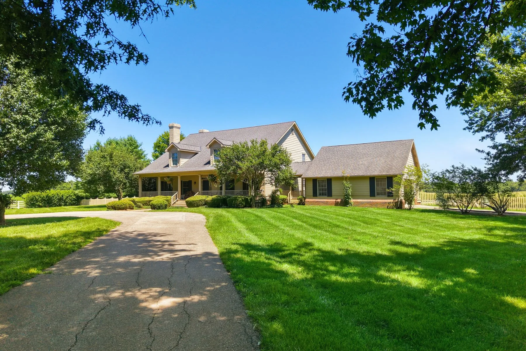 A larger, traditional home for guests.