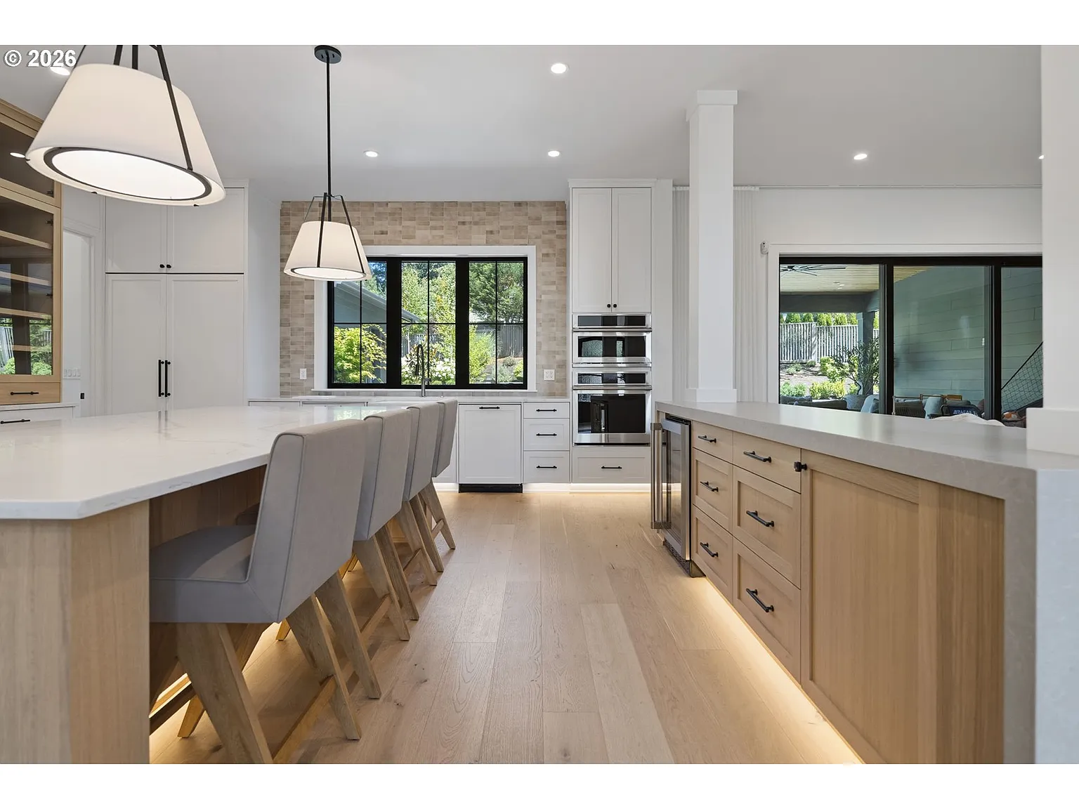 Double-island kitchen
