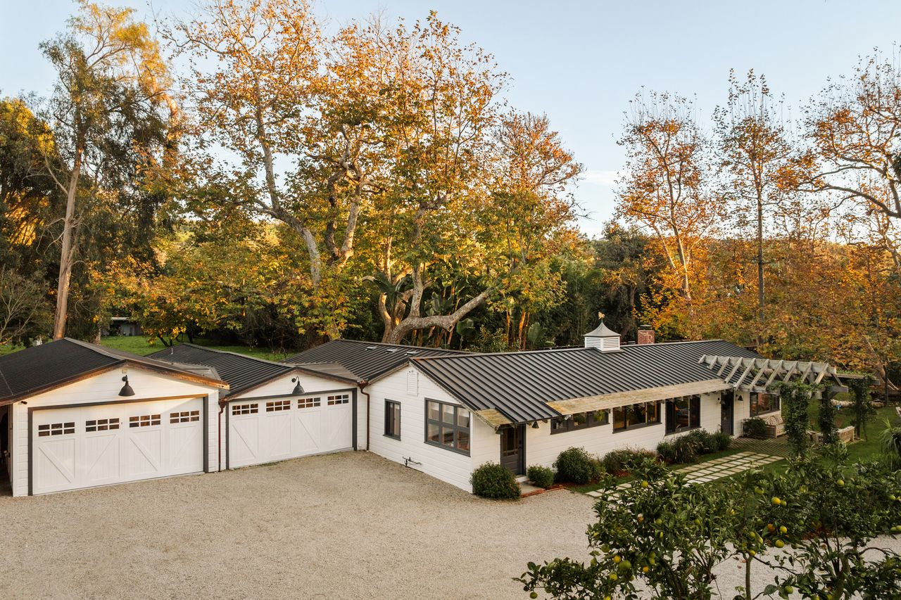 Aerial view of Cody Ko's Malibu home.