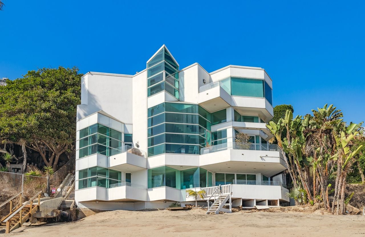 John McEnroe and Patty Smyth's Malibu Beach house.