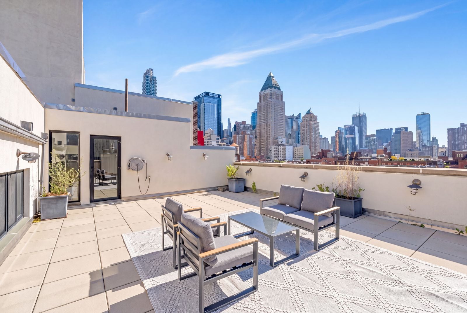 View from Lady Gaga's former New York penthouse rooftop.